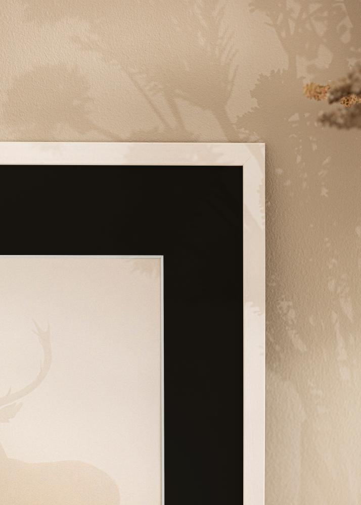 Ramă Edsbyn Alb 40x70 cm - Paspartu Negru 28x58 cm