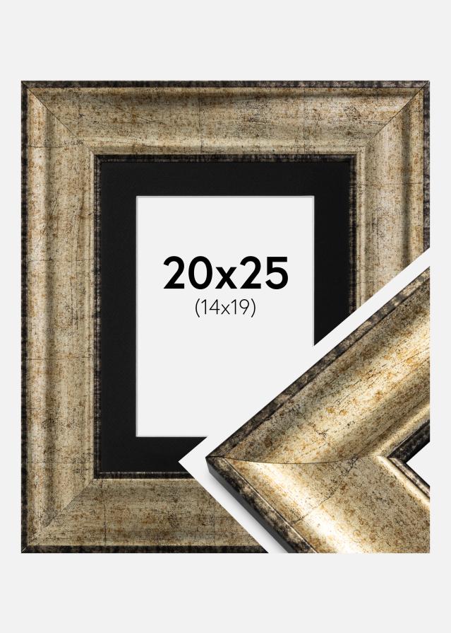 Ramă Saltsjöbaden Auriu antic 20x25 cm - Paspartu Negru 15x20 cm