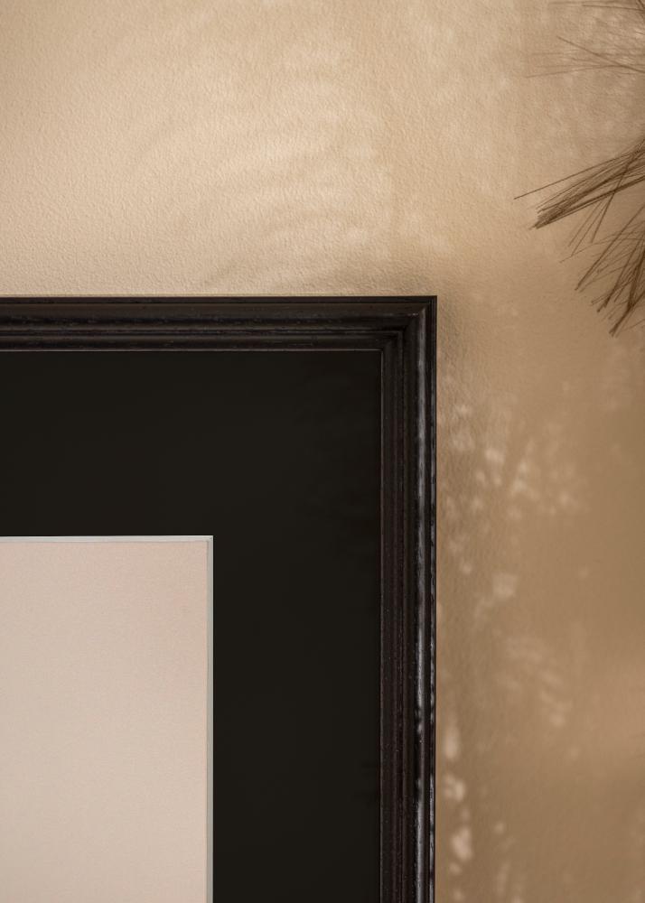 Ramă Horndal Negru 24x30 cm - Paspartu Negru 18x24 cm