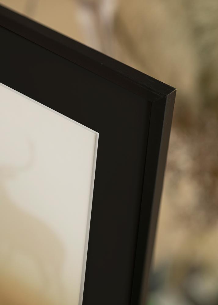 Ramă Edsbyn Negru 20x30 cm - Paspartu Negru 15x21 cm (A5)