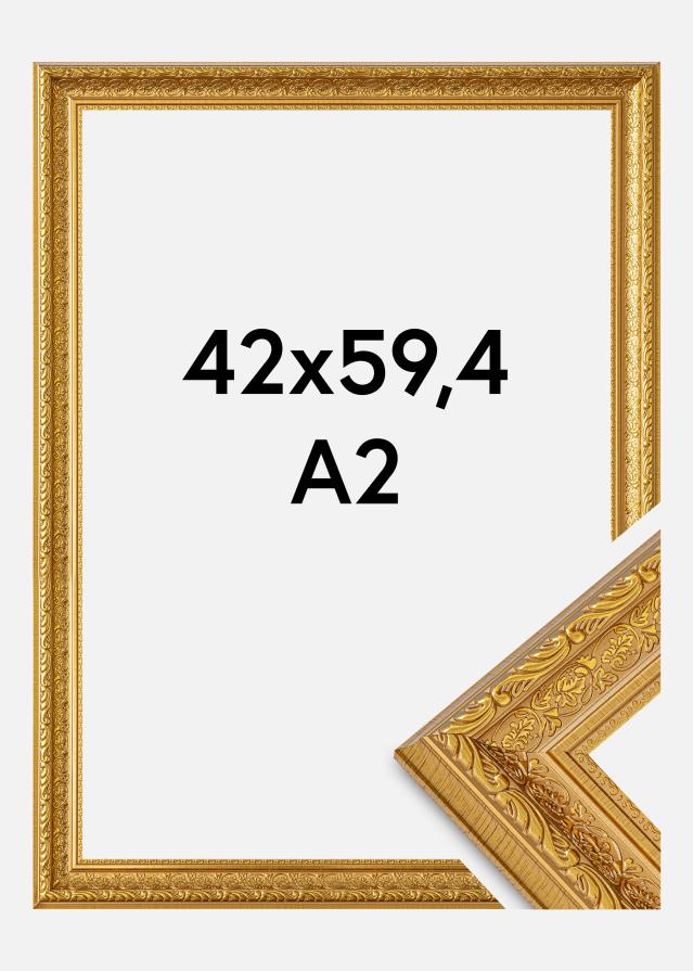 Ramă Ornate Sticlă acrilică Auriu 42x59,4 cm (A2)