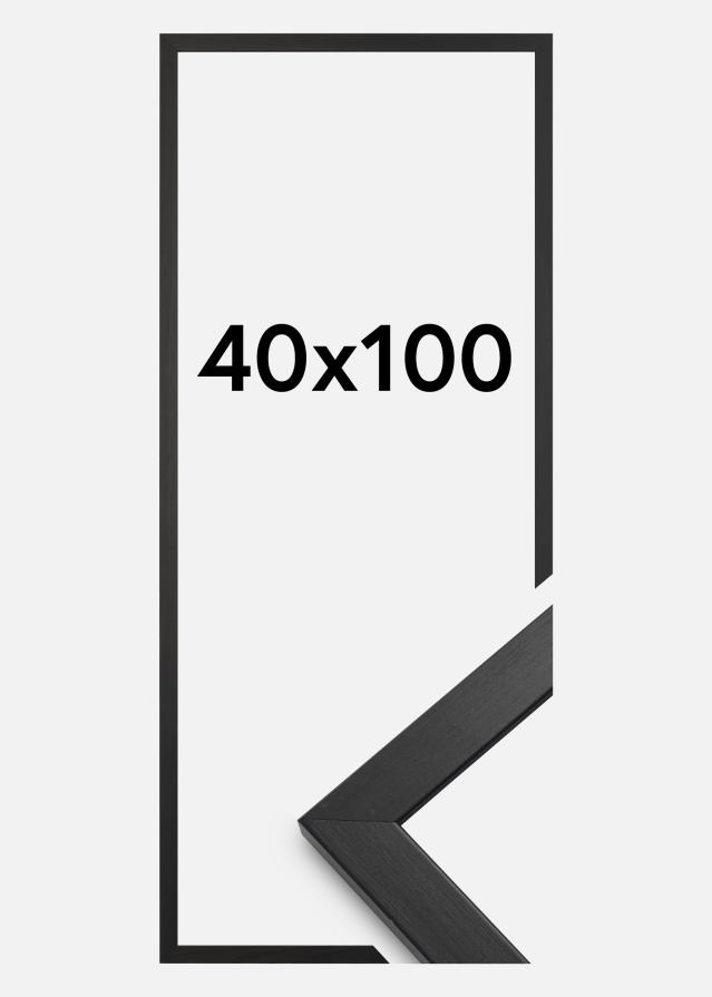 Ramă Stilată Sticlă acrilică Negru 40x100 cm