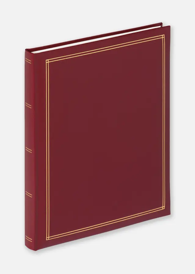 Monza Album Autoadeziv Roșu - 25x30 cm (30 Pagini)