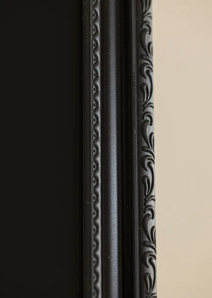 Ramă Abisko Negru 30x40 cm - Paspartu Negru 21x29,7 cm (A4)