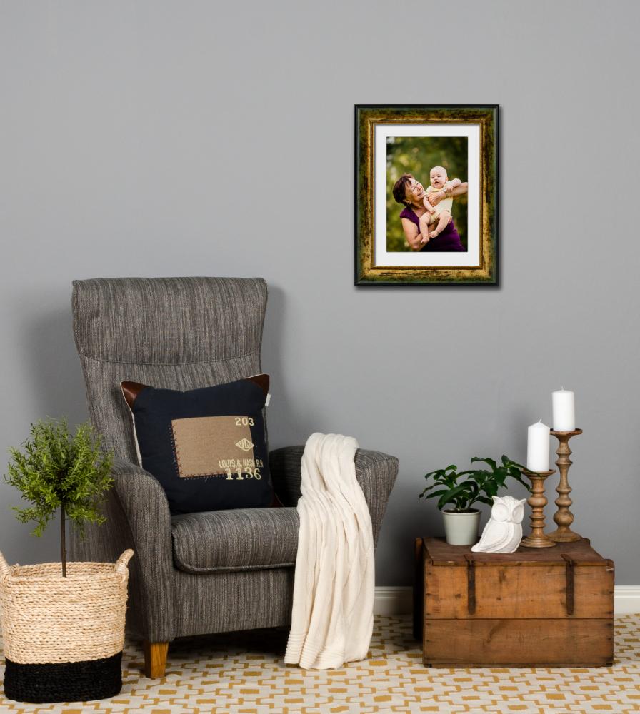 Ramă Roxen Auriu Melanj - Mărime la alegere