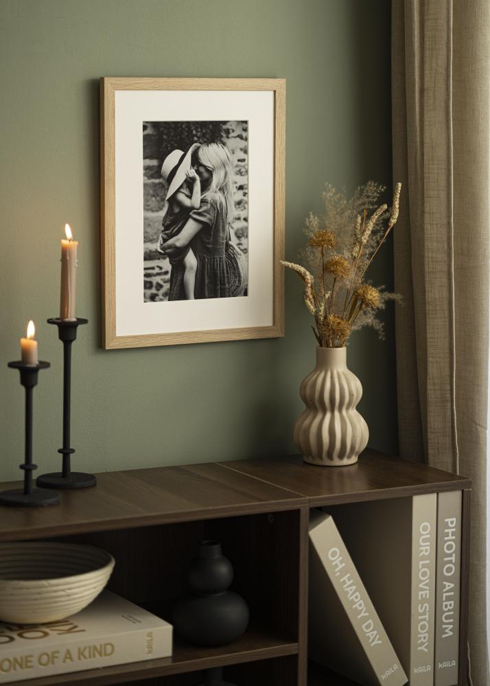 Paspartu Alb-cretă 13x18 cm (8x11,5 cm)