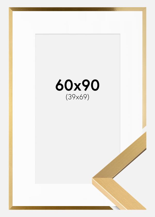 Ramă Selection Auriu 60x90 cm - Paspartu Alb 40x70 cm