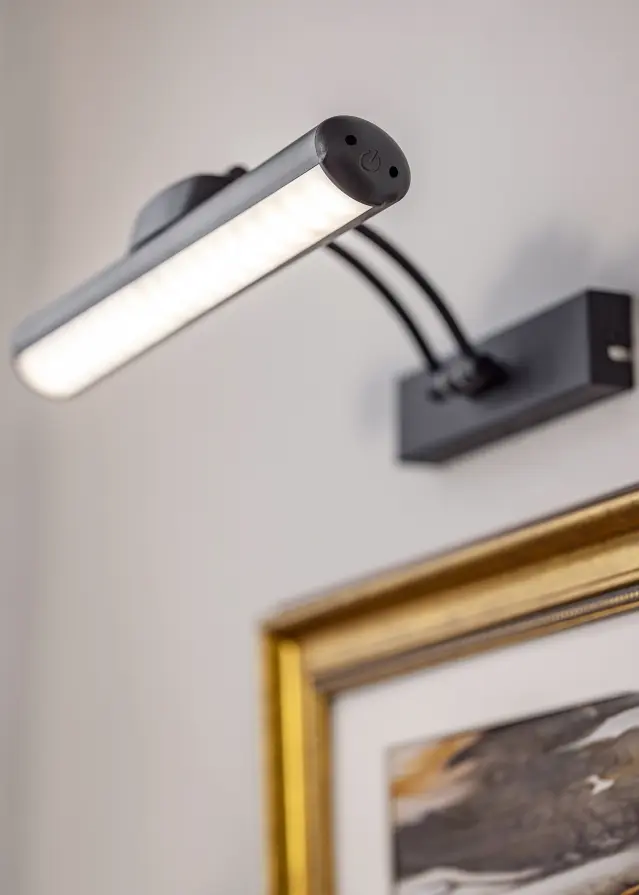 KAILA Gleam Lampă pentru Tablouri cu Baterii 32 cm - Negru