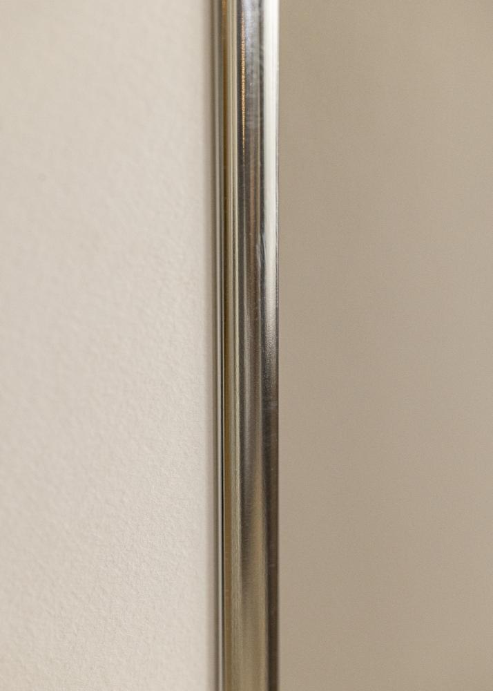 Ramă Aluminiu Sticlă acrilică Argintiu sidefat 50x50 cm
