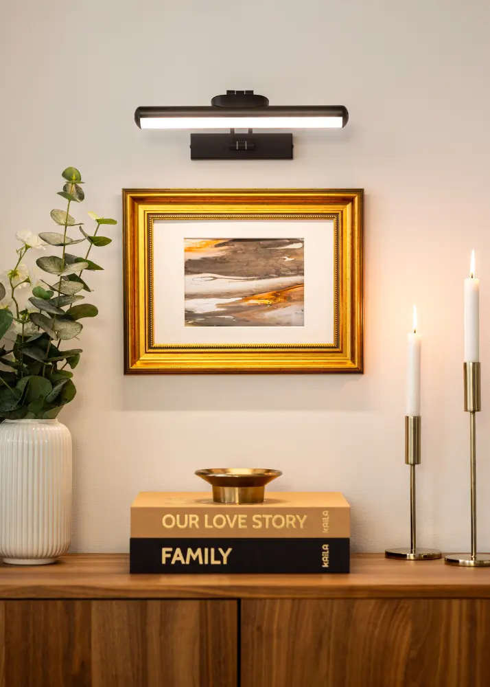 KAILA Gleam Lampă pentru Tablouri cu Baterii 32 cm - Negru