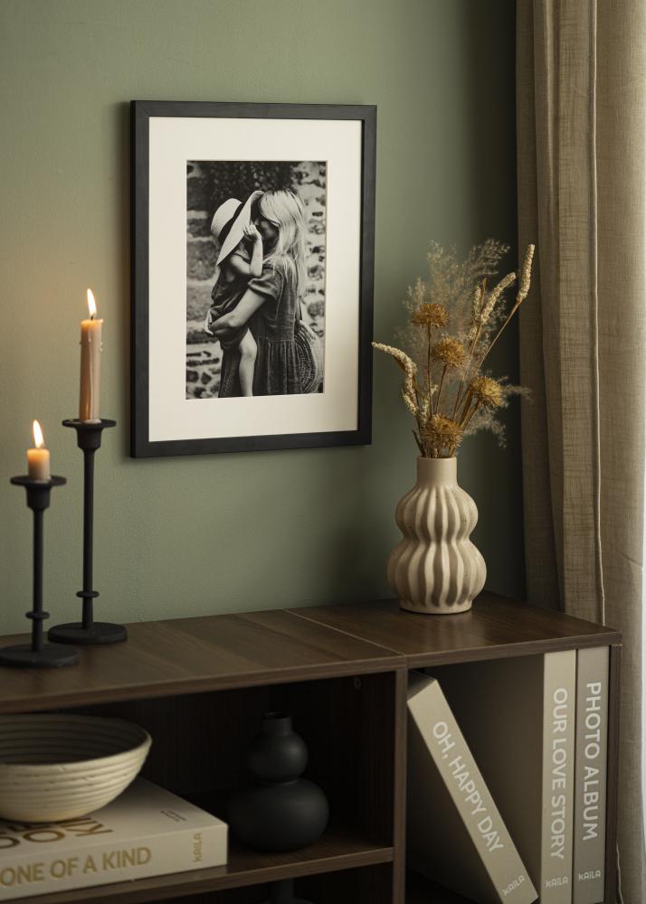 Paspartu Alb-cretă 13x18 cm (8x11,5 cm)