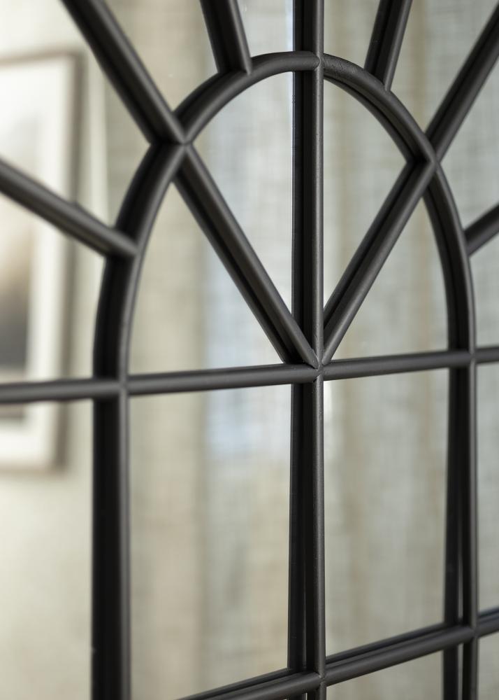 Oglindă Window Înalt Dome Negru 103x180 cm