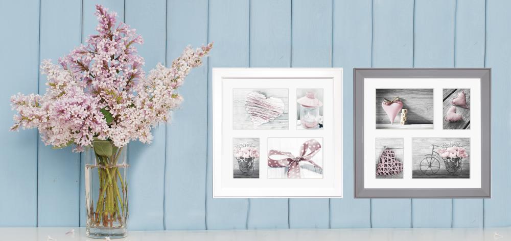 Ramă pentru colaj Malmö Alb - 4 Fotografii