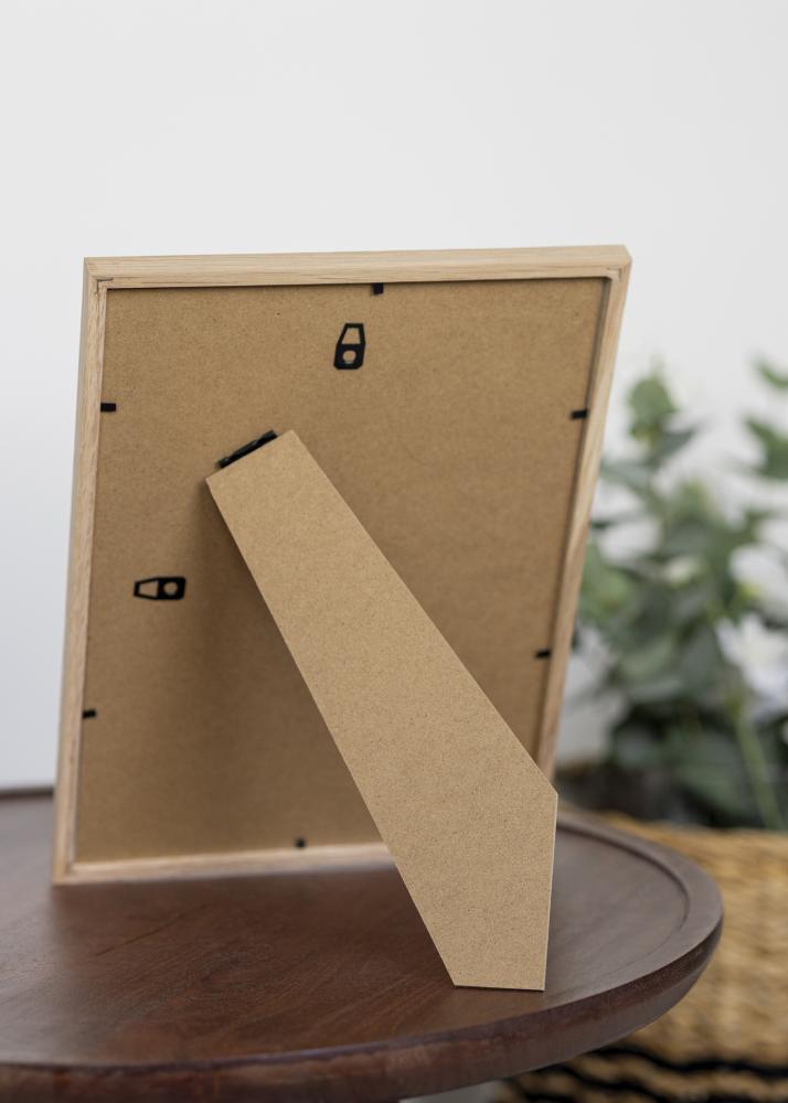 Ramă stejar îngust sticla acrilica 20x30 cm