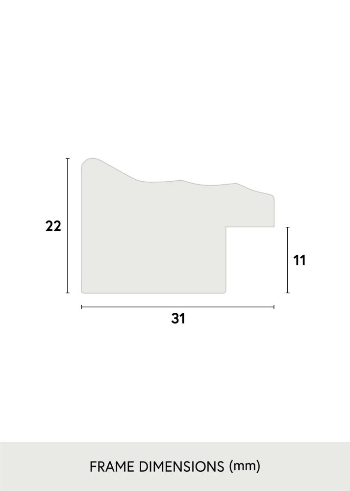 Ramă Heby Negru - Mărime la alegere