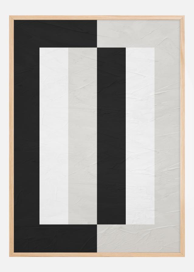 Black and White Line Art l Poster