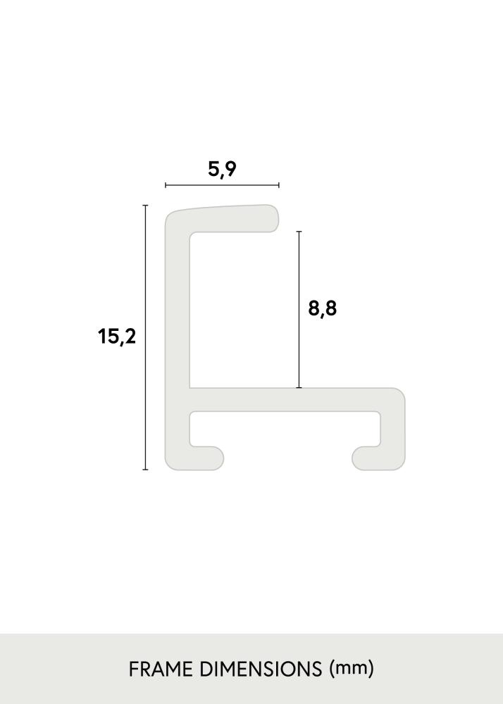 Ramă Ibiza Auriu - Mărime la alegere