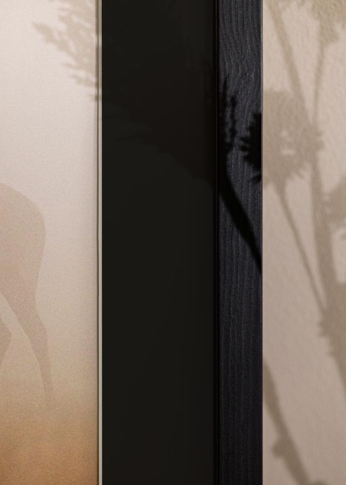 Ramă Stilată Negru 18x24 cm - Paspartu Negru 13x18 cm