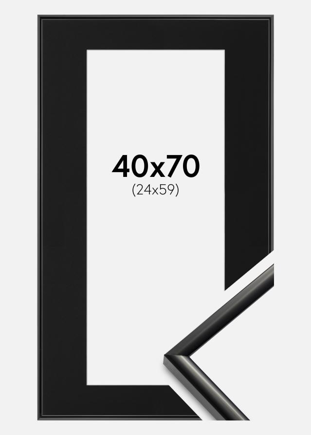 Ramă New Lifestyle Negru 40x70 cm - Paspartu Negru 25x60 cm