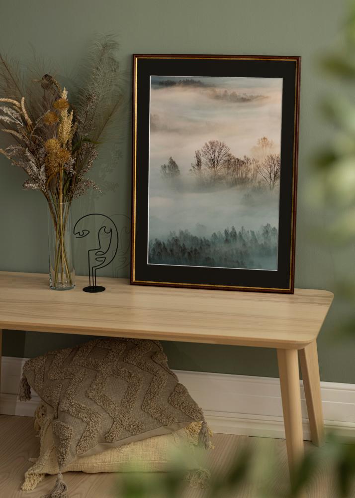 Ramă Horndal Maro 50x60 cm - Paspartu Negru 40x50 cm