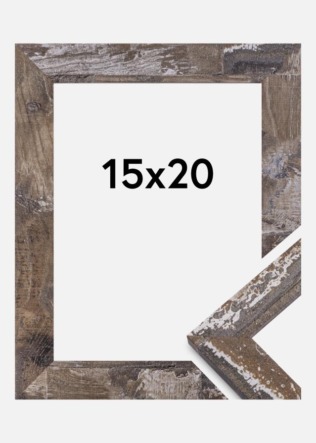 Ramă Superb Maroniu-lemn 15x20 cm