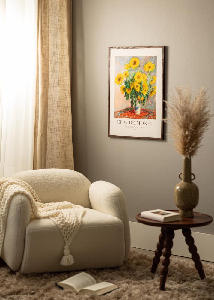 Massive Oak Sticlă acrilică Dark Painted 70x100 cm