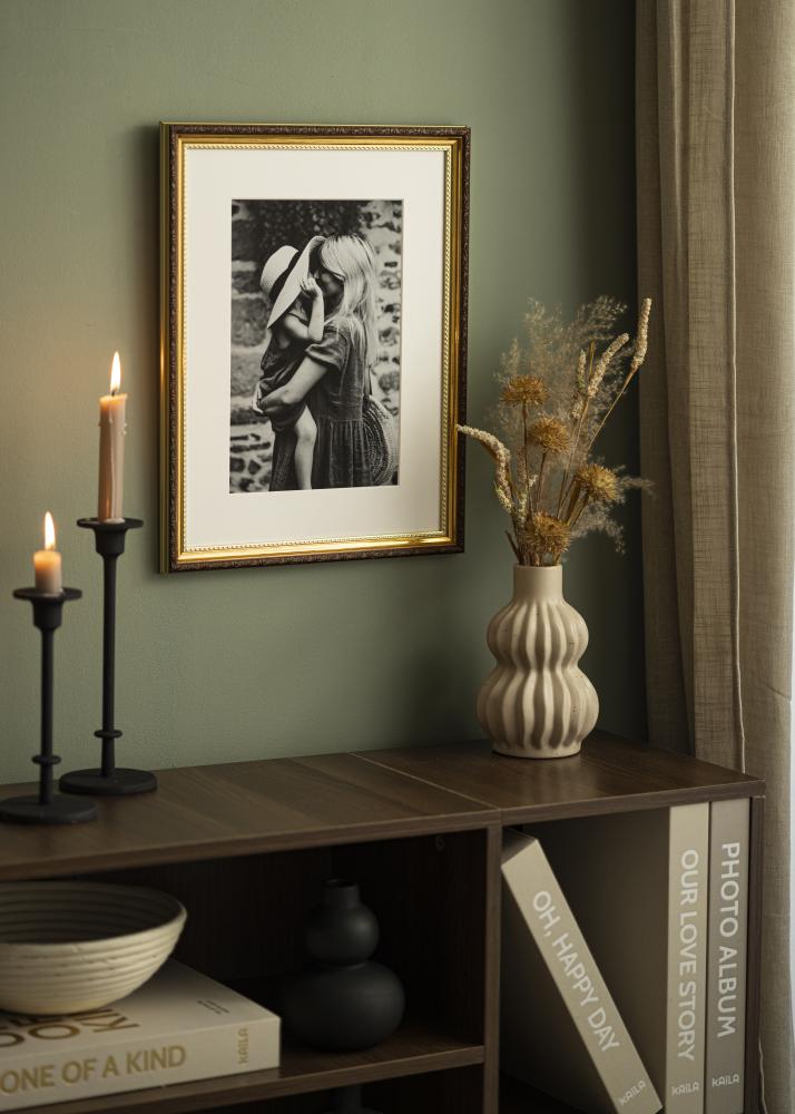 Paspartu Alb-cretă 13x18 cm (8x11,5 cm)