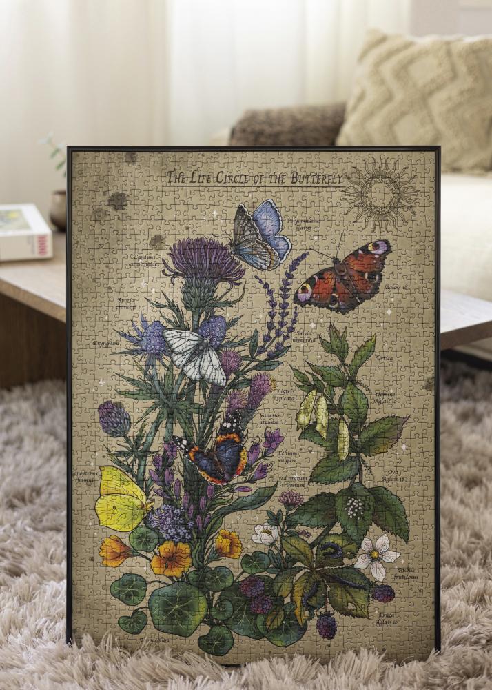 Ramă de puzzle Negru 50x66,5 cm