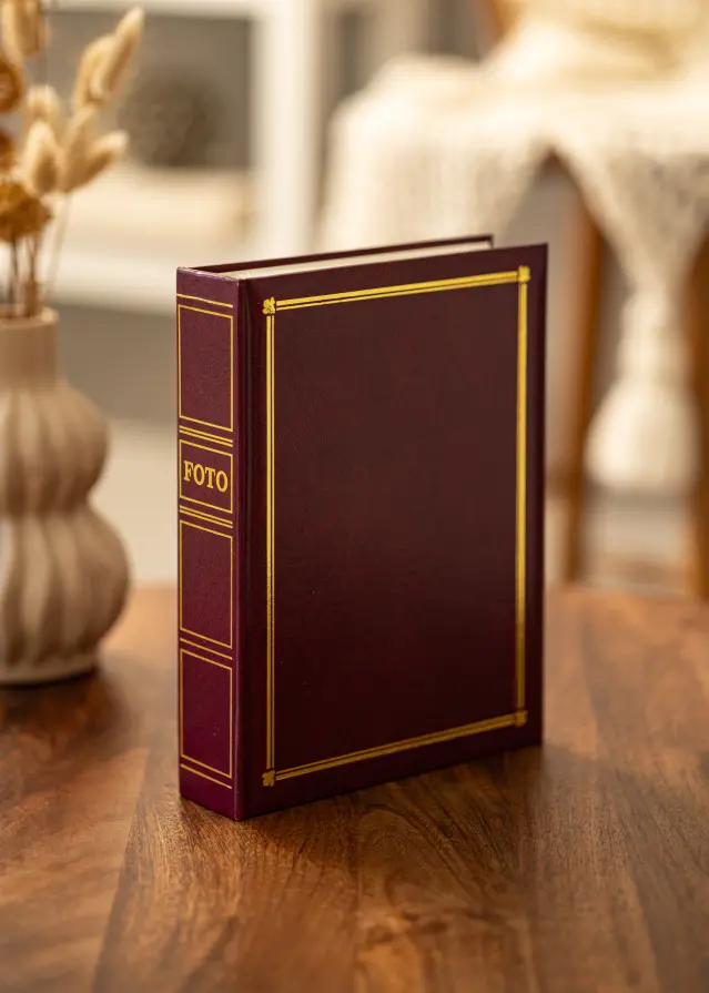 Classic Line Super Album Roșu de Burgundia - 200 fotografii în 10x15 cm