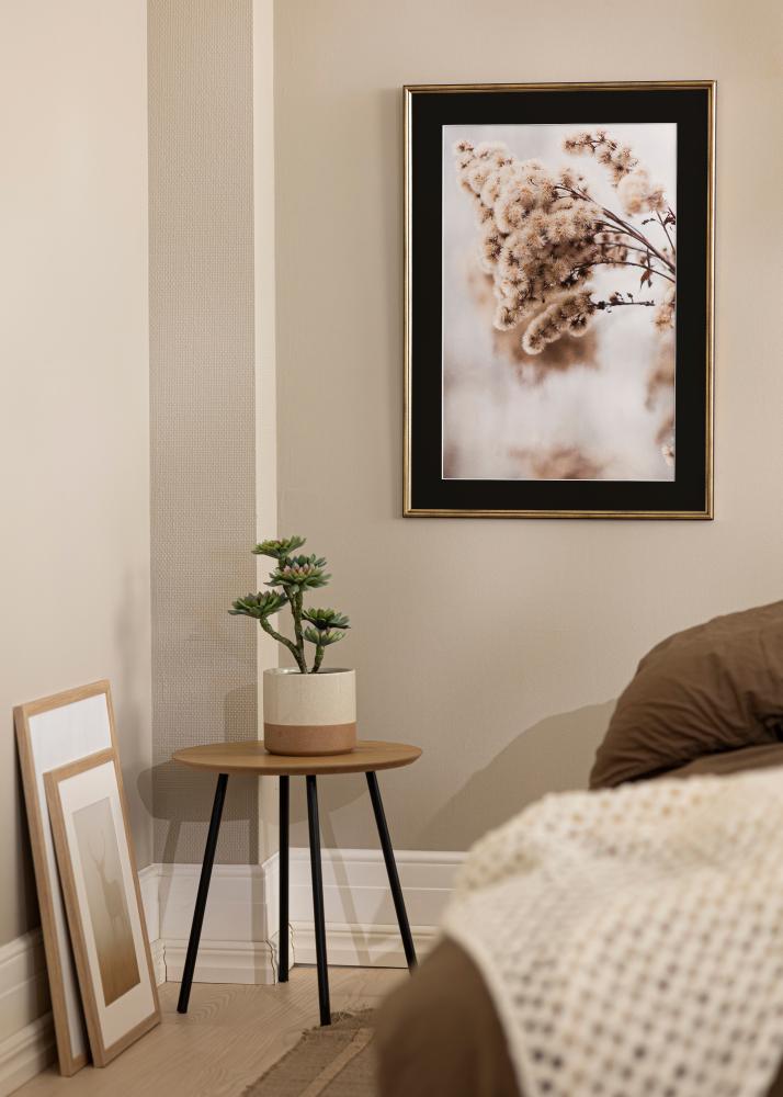 Ramă Horndal Auriu 24x30 cm - Paspartu Negru 18x24 cm