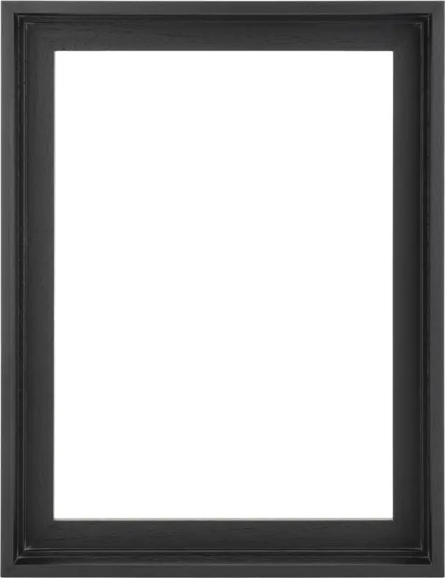Ramă pentru tablou tip canvas Scranton 3D Negru 30x90 cm