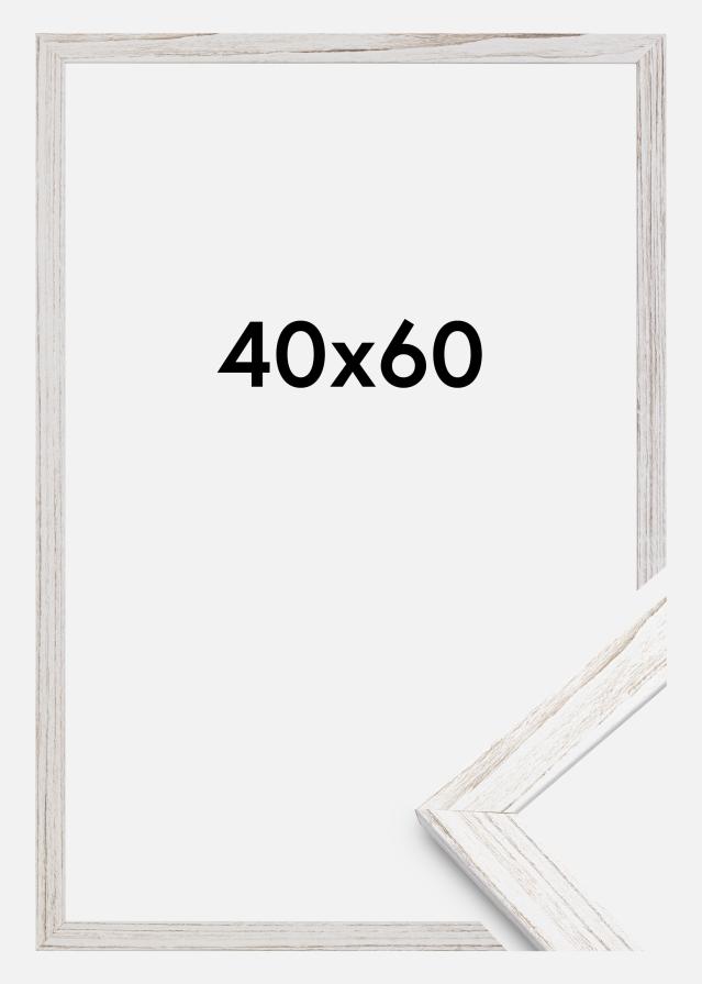 Ramă Stilată Sticlă acrilică Vintage White 40x60 cm