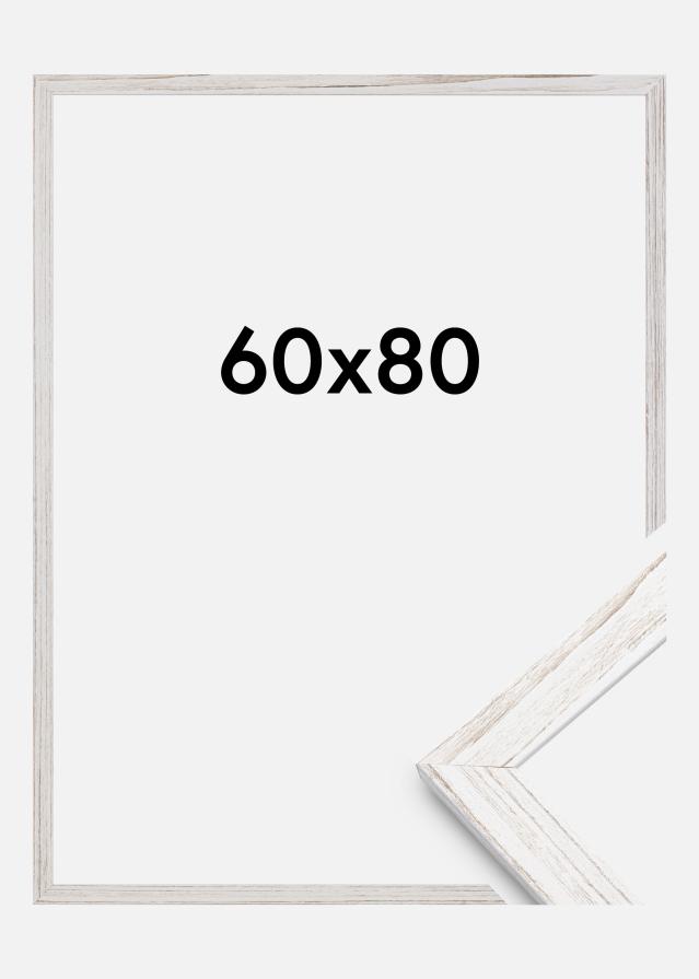 Ramă Stilată Sticlă acrilică Vintage White 60x80 cm