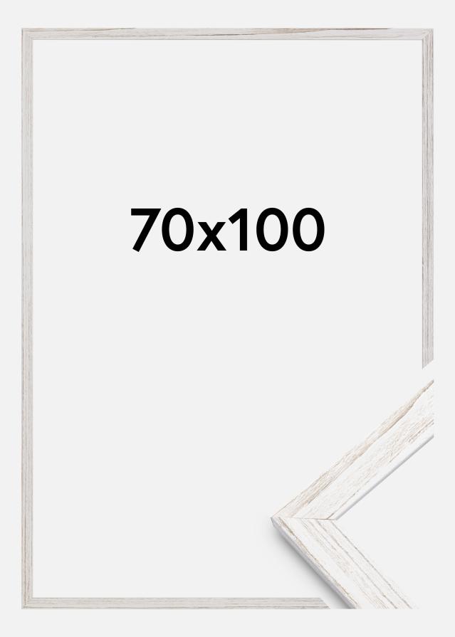 Ramă Stilată Sticlă acrilică Vintage White 70x100 cm