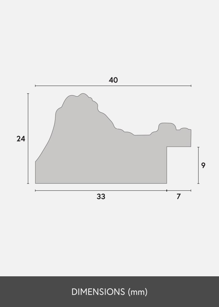 Ramă Ornate Sticlă acrilică Auriu 40x60 cm