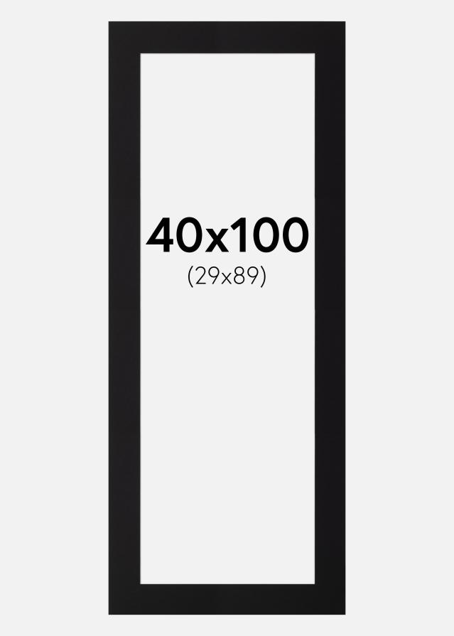 Paspartu Canson Negru Margine albă 40x100 cm (29x89)