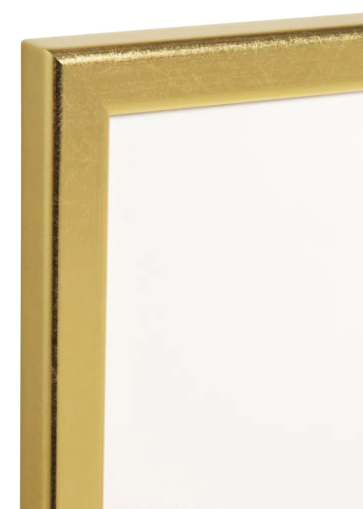 Ramă Slim Mat Sticlă antireflex Auriu 13x17 cm