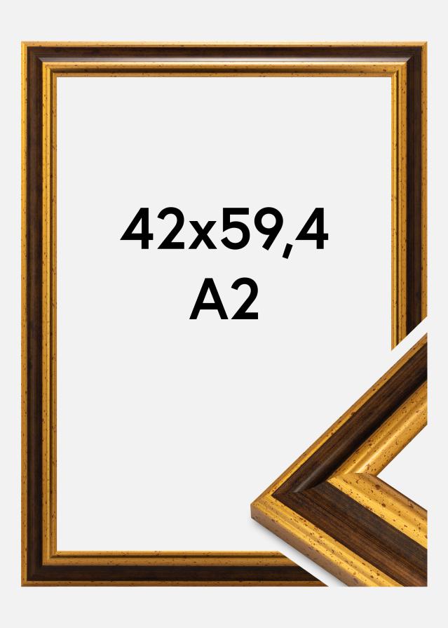Ramă Aberystwyth Sticlă acrilică Auriu 42x59,4 cm (A2)