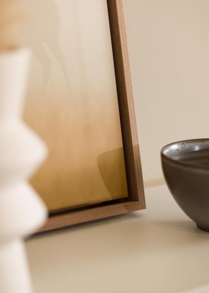 Ramă Seth Ramă pentru tablou tip canvas Nuc - Mărime la alegere