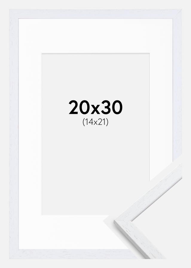 Ramă Edsbyn Warm White 20x30 cm - Paspartu Alb 15x22 cm