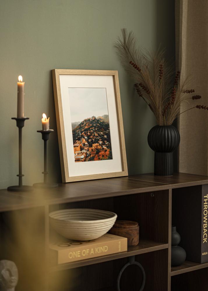 Ramă Blocky Sticlă acrilică Stejar 90x130 cm