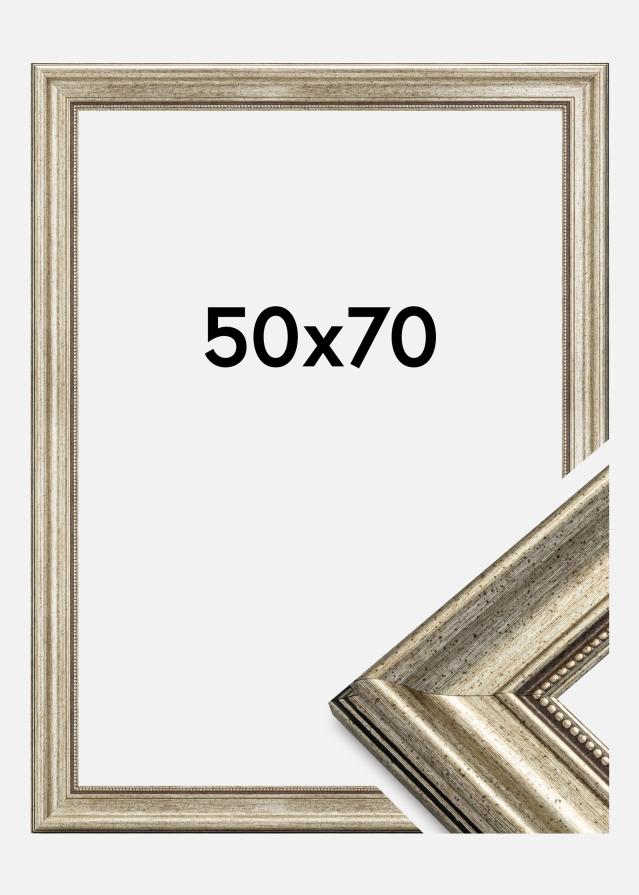 Ramă Rococo Argintiu 50x70 cm