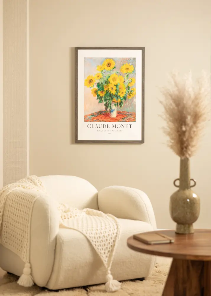 Ramă Hermes Sticlă acrilică Grey Oak 60x80 cm