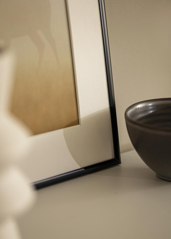 Ramă Scandi Sticlă acrilică Negru mat 58x100 cm