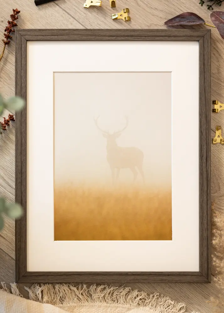 Ramă Hermes Sticlă acrilică Grey Oak 60x80 cm