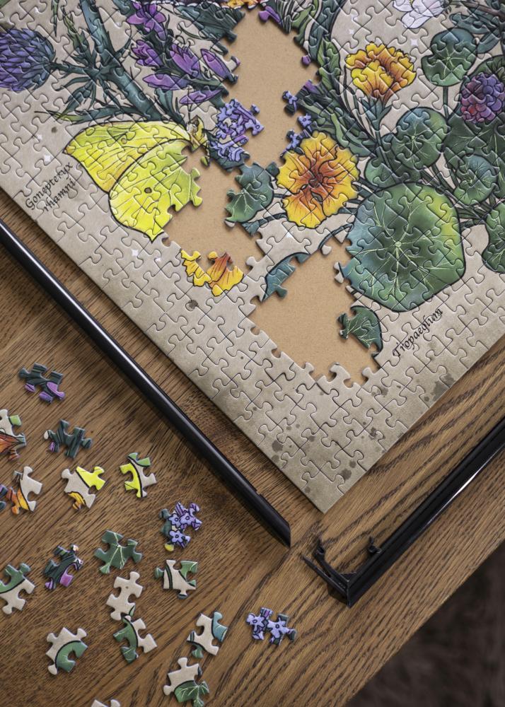 Ramă de puzzle Negru 50x66,5 cm