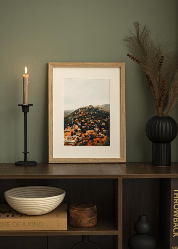 Ramă Blocky Sticlă acrilică Stejar 90x130 cm