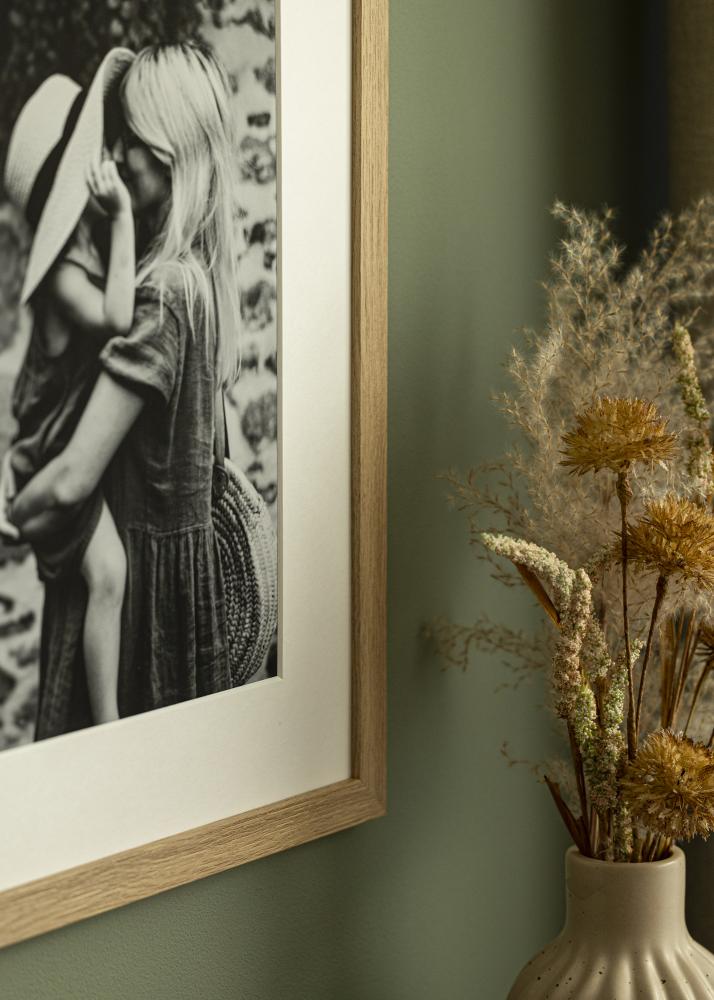 Paspartu Alb-cretă 13x18 cm (8x11,5 cm)