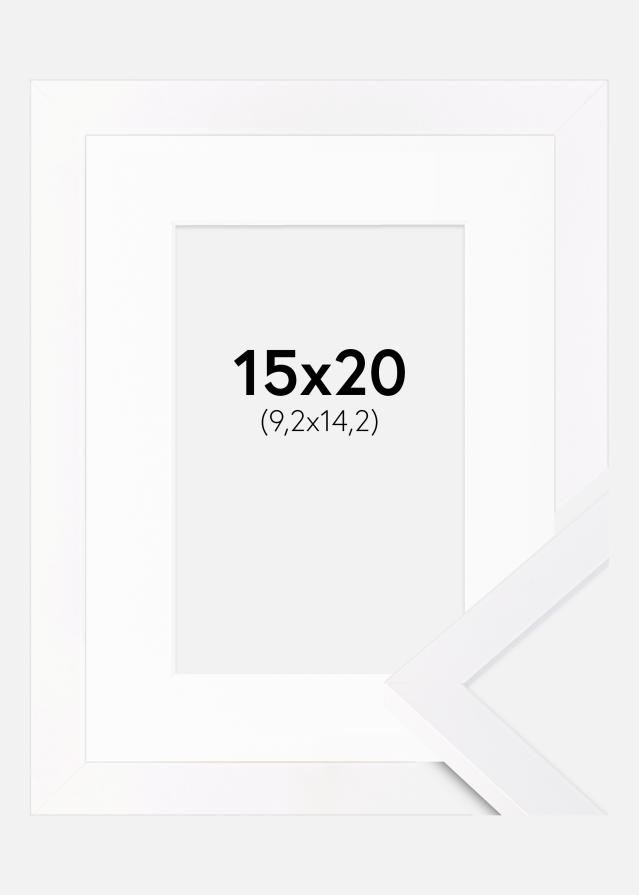 Ramă Selection Alb 15x20 cm - Paspartu Alb 4x6 inches