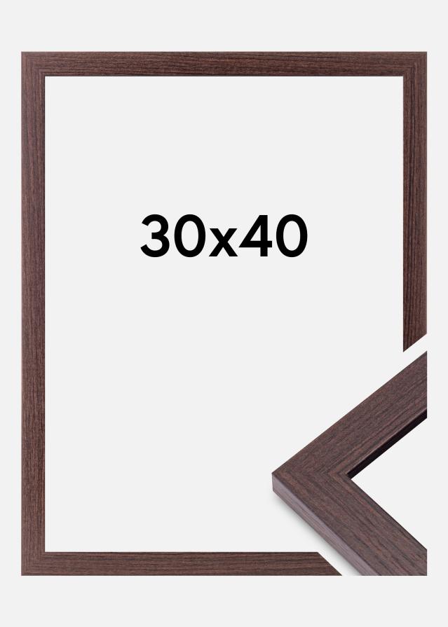 Ramă Deco Sticlă acrilică Nuc 30x40 cm